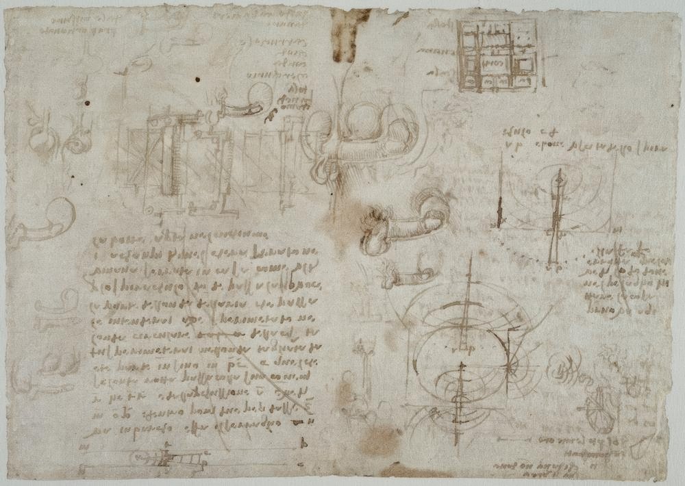 Studies on the Movement of Water Waves by Leonardo da Vinci